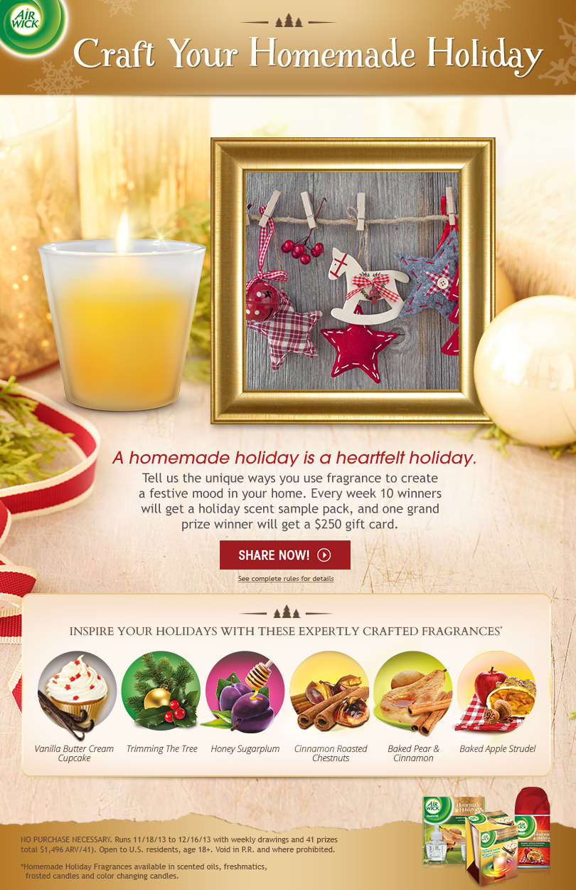 Air Wick – Homemade Holiday