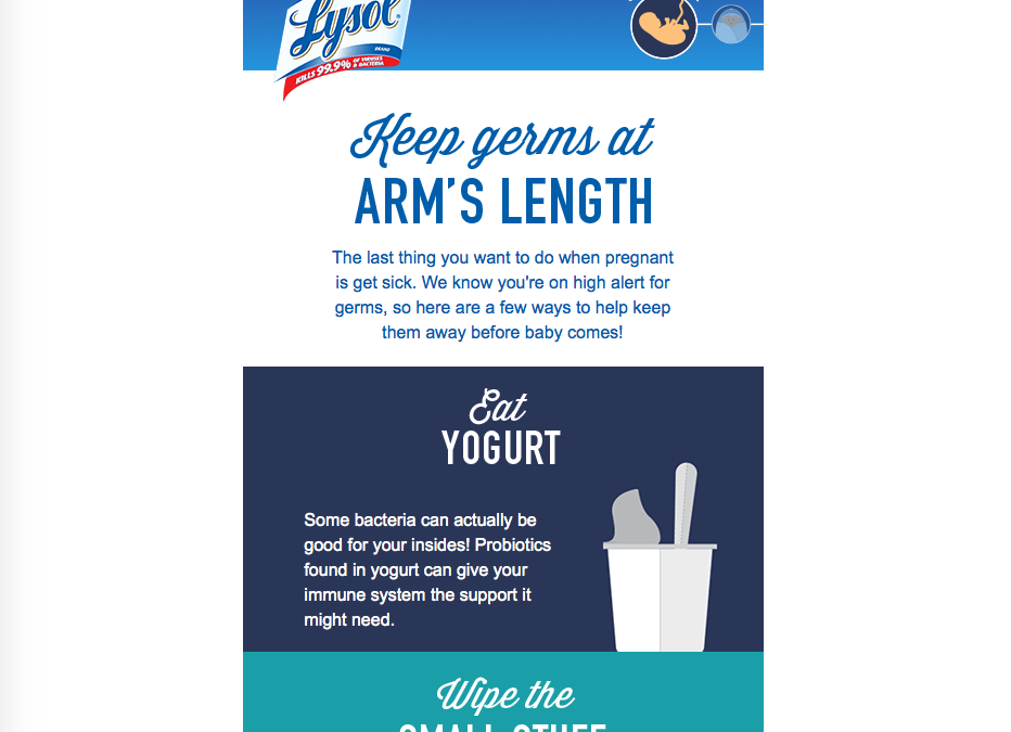 Lysol – Mommy Milestone Campaign