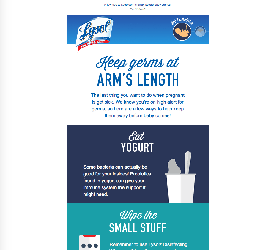 Lysol – Mommy Milestone Campaign